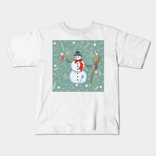 Snowman Kids T-Shirt